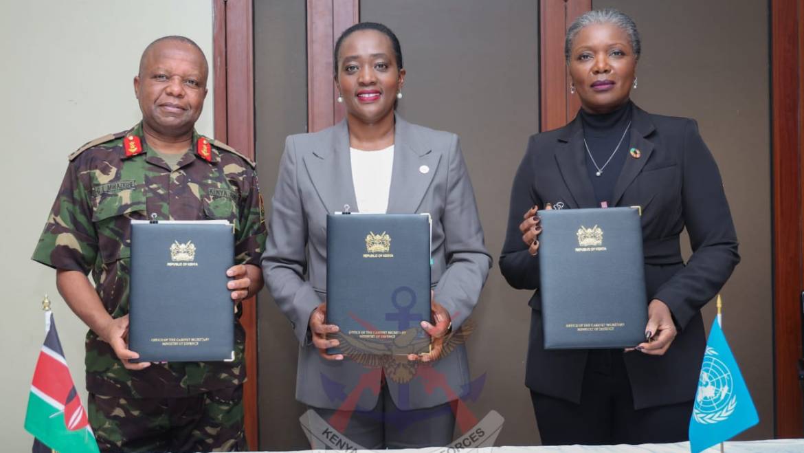 DEFENCE CS HOSTS UN WOMEN REPRESENTATIVE AT DHQ