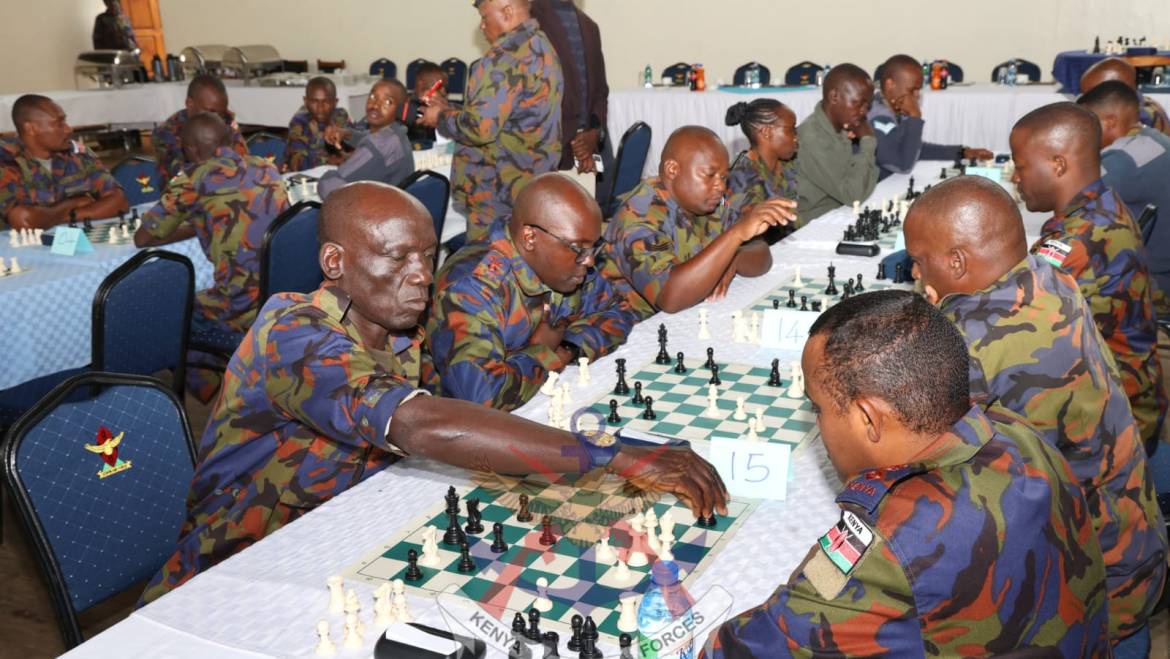 KENYA AIR FORCE HOSTS INAUGURAL COMMANDER KAF CHESS TOURNAMENT