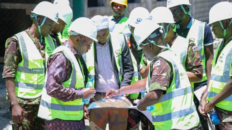 DEFENCE PS INSPECTS HOUSING PROJECTS IN GILGIL AND LANET