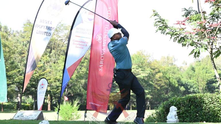 NATIONAL DEFENCE UNIVERSITY-KENYA (NDU-K) HOSTS SUCCESSFUL 2ND GOLF TOURNAMENT
