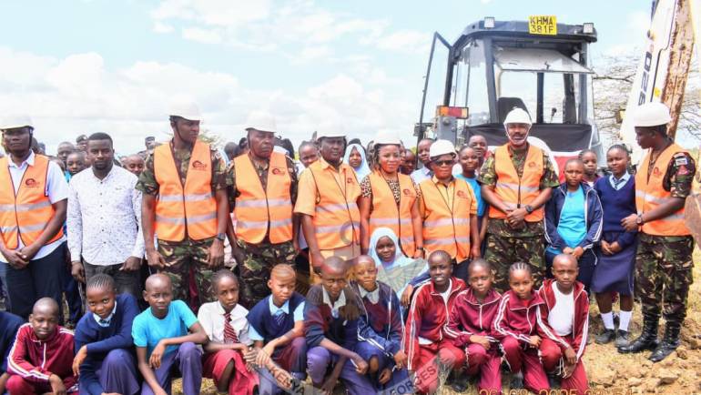 KDF LAUNCHES THE CONSTRUCTION OF SENIOR SCHOOL IN MARIAKANI