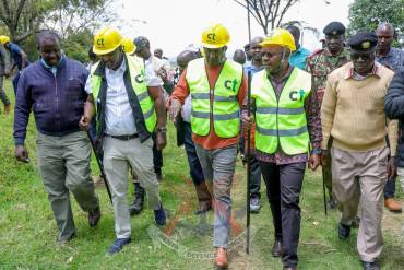 PS DEFENCE PRESIDES OVER GROUNDBREAKING CEREMONY OF SOGOO LEVEL 4 HOSPITAL IN NAROK COUNTY
