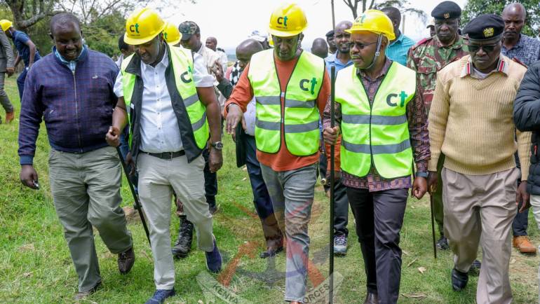 PS DEFENCE PRESIDES OVER GROUNDBREAKING CEREMONY OF SOGOO LEVEL 4 HOSPITAL IN NAROK COUNTY