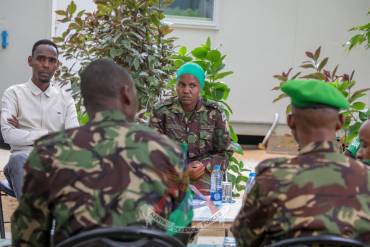 JUBALAND STATE MINISTER OF HEALTH VISITS AUSSOM-KDF COMMANDER DHOBLEY