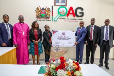 DEFENCE PS JOINS AUDITOR GENERAL IN COMMISSIONING NEW EMBU REGIONAL OFFICE BLOCK 