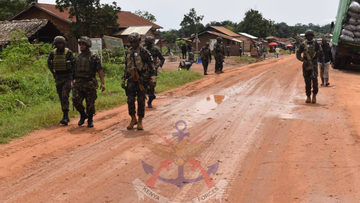 KENYAN TROOPS TAKE PART IN HEIGHTENED OPERATIONS TO PROTECT CIVILIANS IN ITURI PROVINCE, DRC
