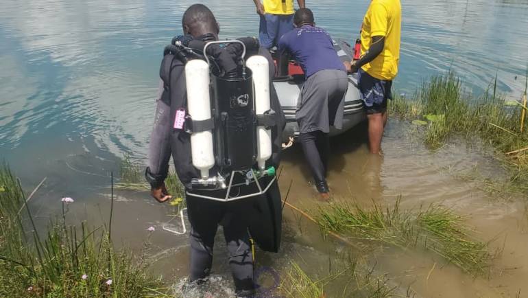 KDF RETRIEVES BODY FROM CHEPKORIO DAM