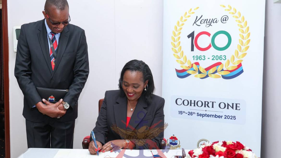 CS MOD OPENS THE KENYA@100 CAPSTONE TRAINING