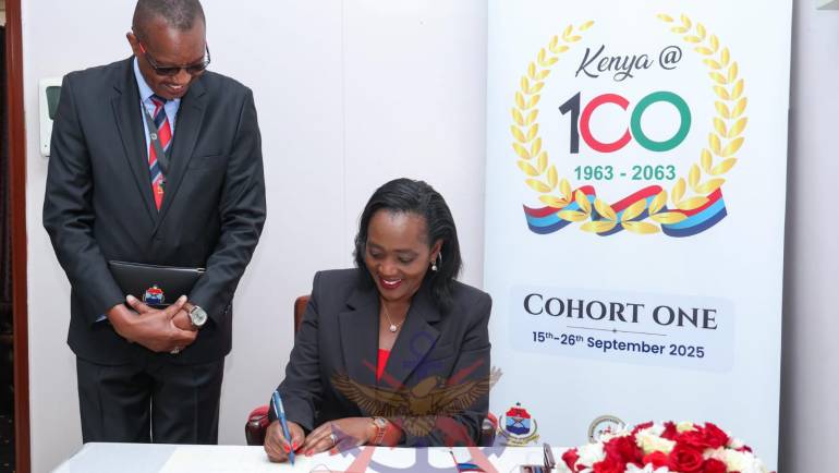 CS MOD OPENS THE KENYA@100 CAPSTONE TRAINING