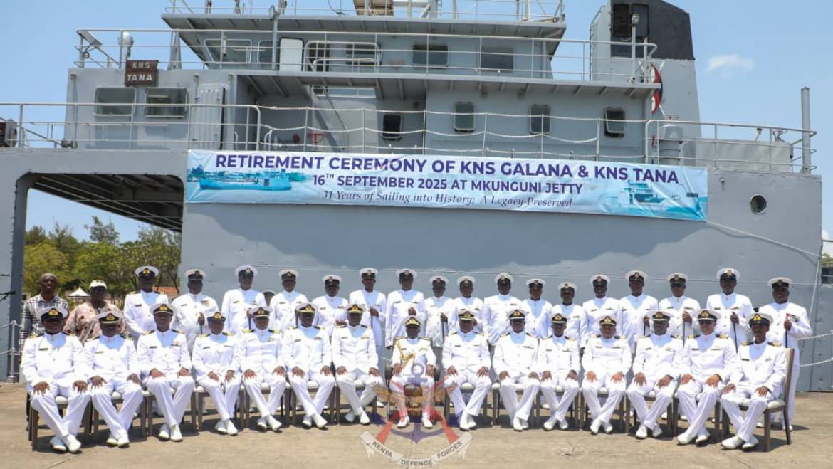 END OF WATCH FOR KENYA NAVY SHIPS TANA AND GALANA 