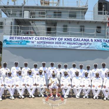END OF WATCH FOR KENYA NAVY SHIPS TANA AND GALANA 