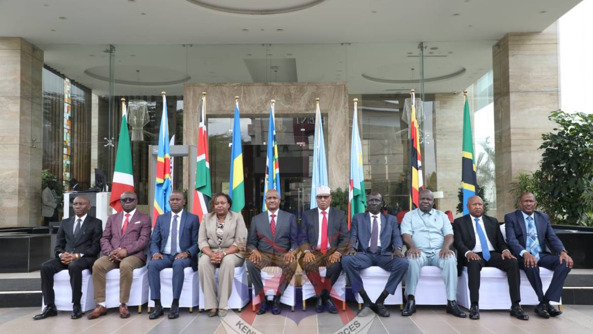 EAC CHIEFS OF DEFENCE FORCES KEEN ON REGIONAL SECURITY