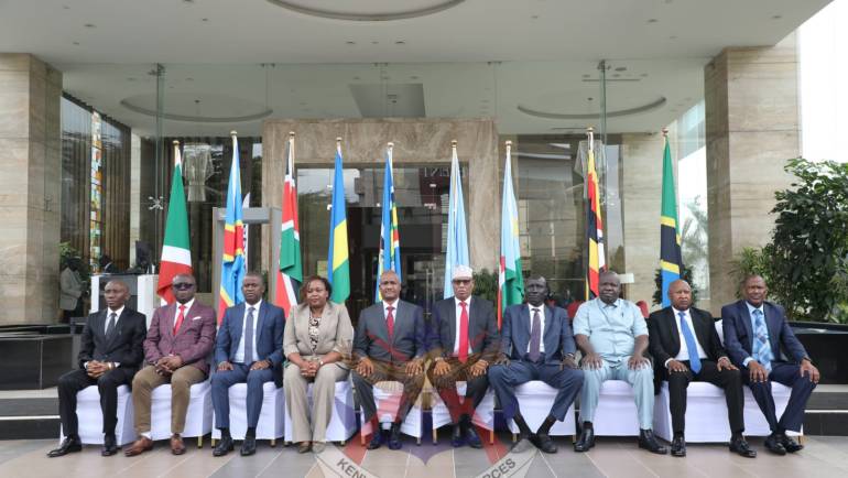 EAC CHIEFS OF DEFENCE FORCES KEEN ON REGIONAL SECURITY