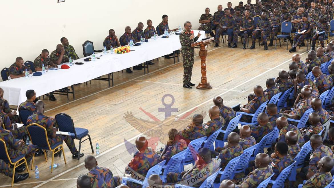 DOCA DIRECTOR LEADS SENSITIZATION SEMINAR AT KENYA AIR FORCE