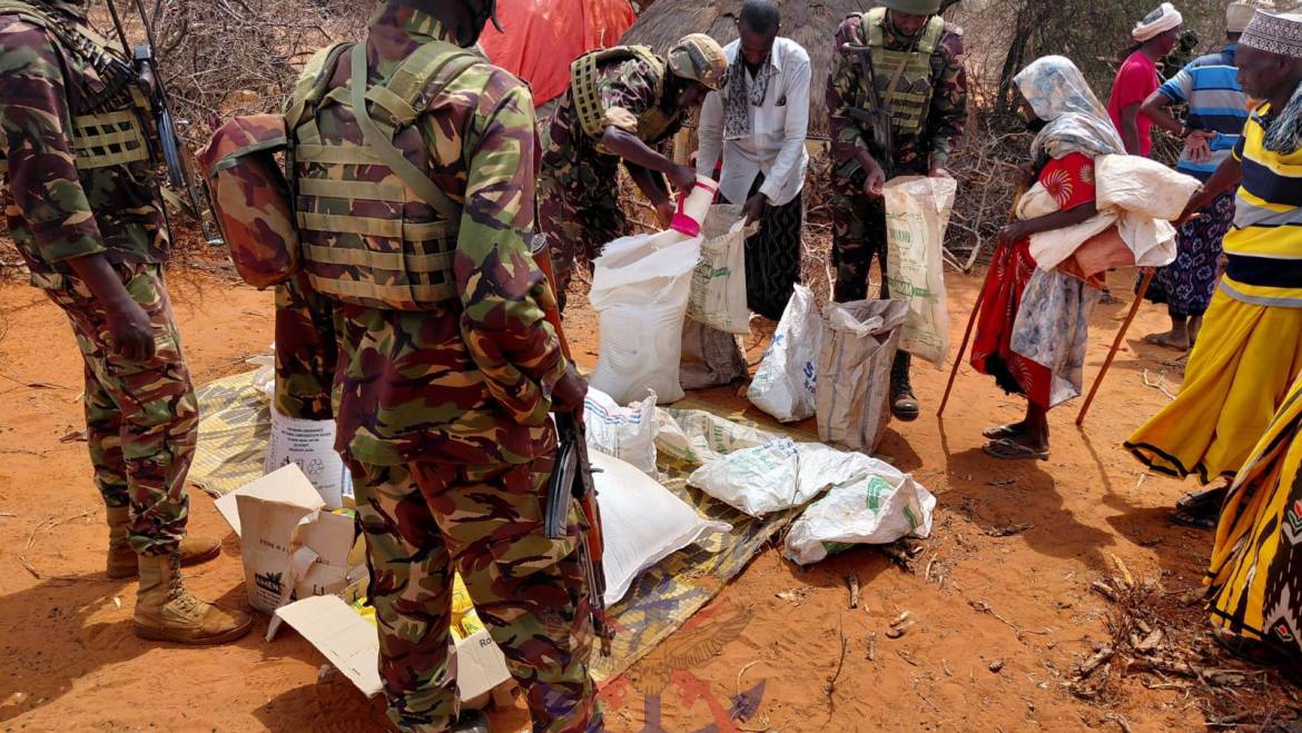 KDF TROOPS CIMIC OUTREACH AT DAMASA