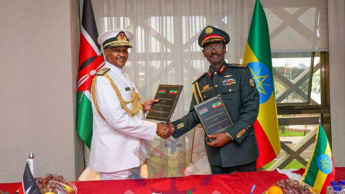 CDF SIGNS DEFENCE COOPERATION AGREEMENT WITH ETHIOPIA