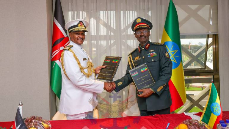 CDF SIGNS DEFENCE COOPERATION AGREEMENT WITH ETHIOPIA
