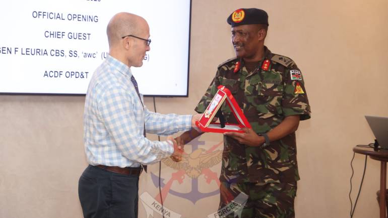 KDF AND U.S. MILITARY DELIBERATE ON HIV PROGRAM TRANSITION