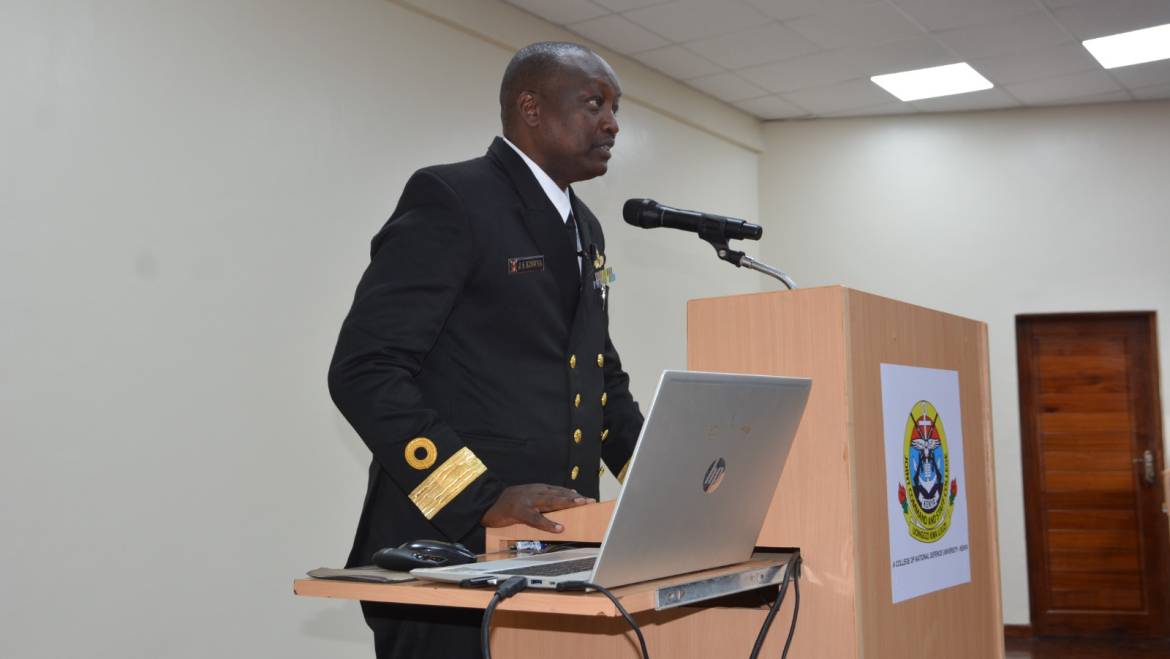 LECTURE OF OPPORTUNITY BY DEPUTY COMMANDER KENYA NAVY TO JOINT COMMAND AND STAFF COLLEGE KAREN