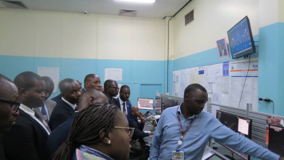 SENIOR JOINT COMMAND AND STAFF COURSE VISITS JOMO KENYATTA INTERNATIONAL AIRPORT 