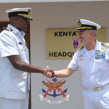 COMMANDER CTF 154 VISITS KENYA NAVY