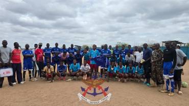 KDF TROOPS BOOST LOCAL FOOTBALL THROUGH CIMIC OUTREACH AT DIFF
