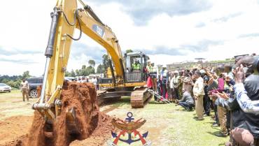CS DEFENCE PRESIDES OVER GROUNDBREAKING CEREMONY