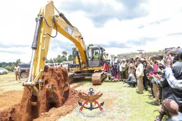 CS DEFENCE PRESIDES OVER GROUNDBREAKING CEREMONY