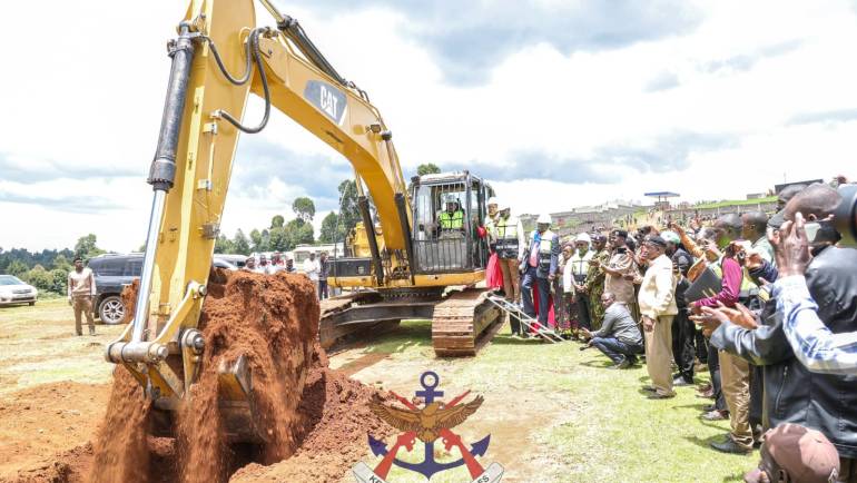 CS DEFENCE PRESIDES OVER GROUNDBREAKING CEREMONY