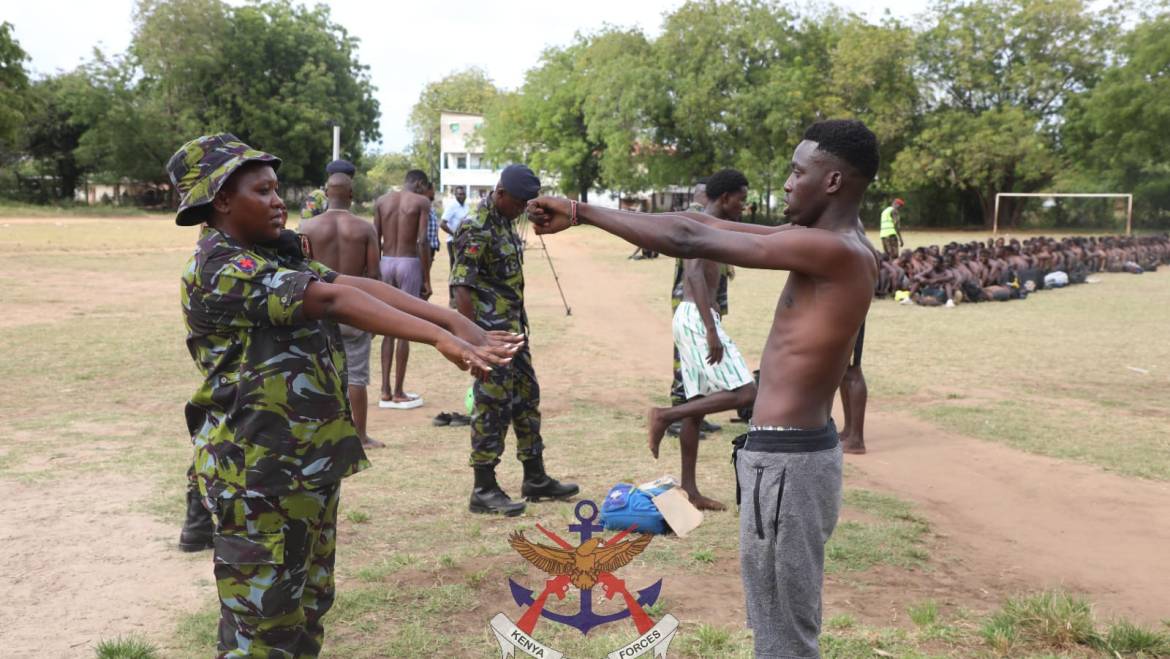 KDF RECRUITMENT EXERCISE ACROSS LAMU COUNTY