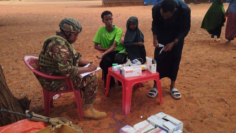 KDF TROOPS CONDUCT CIMIC OUTREACH IN DAMASA TOWN