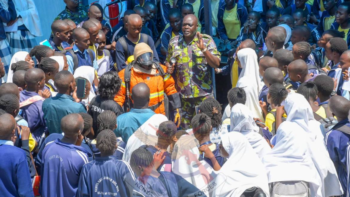 KENYA NAVY JUNIOR SECONDARY STUDENTS VISITS NAVAL FACILITIES AND KENYA SHIPYARDS LIMITED 