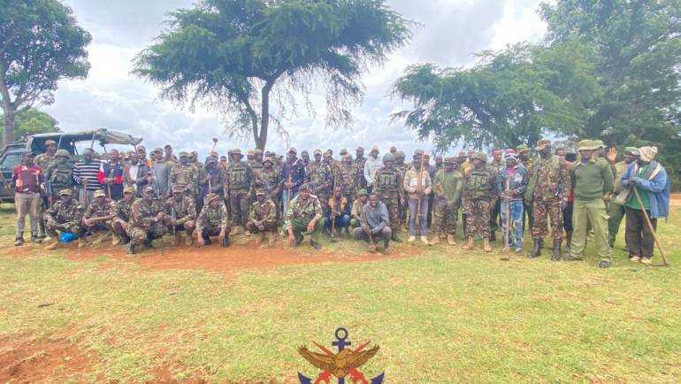 KDF, NPS, AND COMMUNITY JOINTLY PLANT 10,000 TREES IN LAIKIPIA