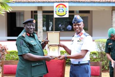 THE CDS GAMBIA ARMED FORCES VISITS JCSC