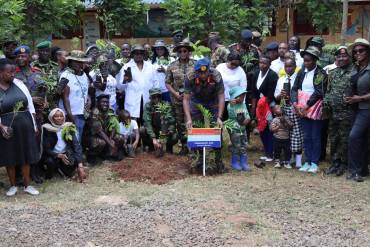 JOINT COMMAND AND STAFF COLLEGE PARTNERS WITH KIBIKO SCHOOL FOR TREE PLANTING INITIATIVE 