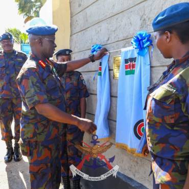 COMMANDER KENYA AIR FORCE VISITS LAIKIPIA AIR BASE