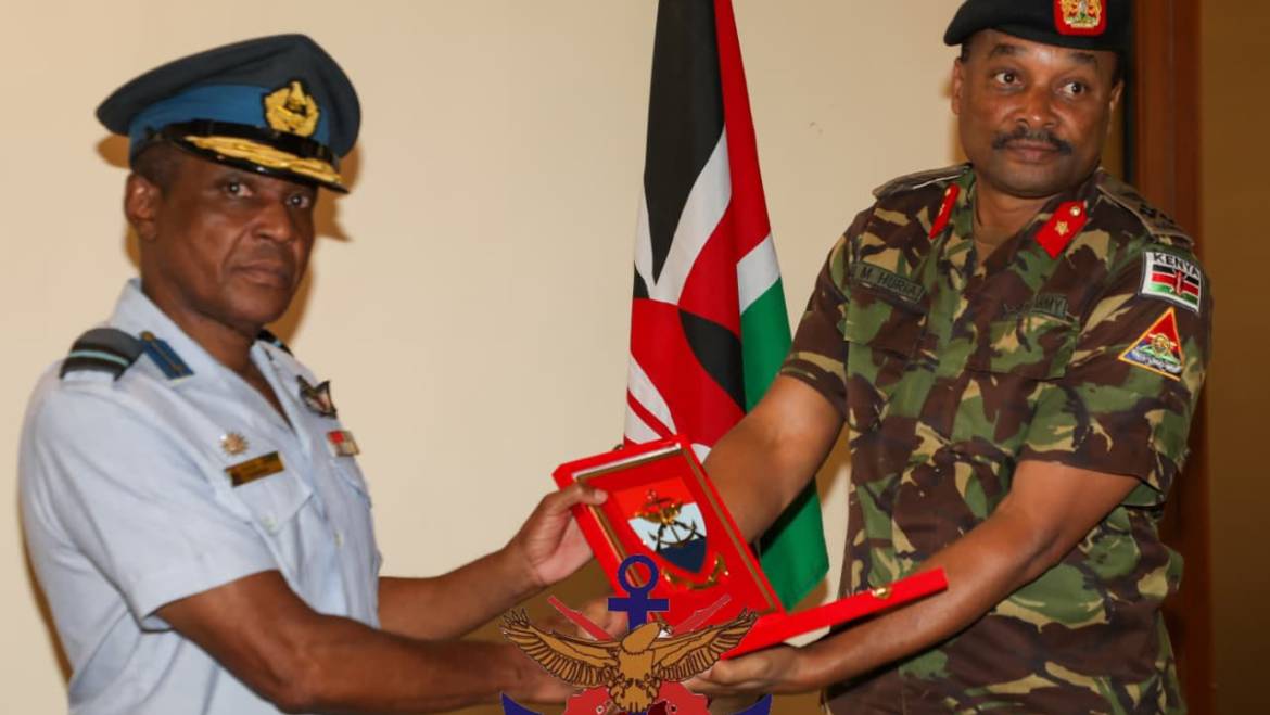KDF AND ZIMBABWE DEFENCE FORCES STRENGTHEN STRATEGIC COOPERATION THROUGH BENCHMARKING VISIT