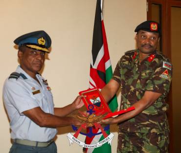 KDF AND ZIMBABWE DEFENCE FORCES STRENGTHEN STRATEGIC COOPERATION THROUGH BENCHMARKING VISIT
