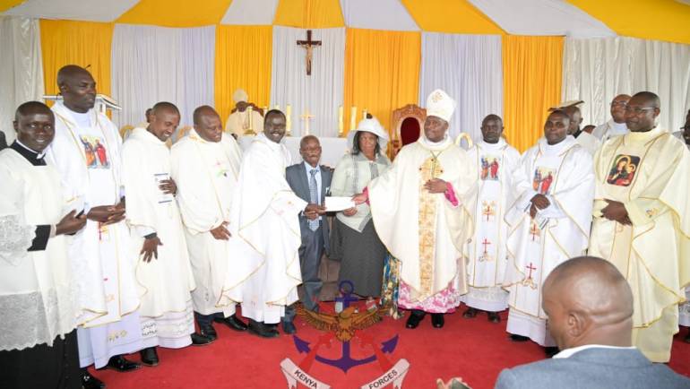 MILITARY ORDINARIATE CELEBRATES BISHOP NG’ANG’A’S PARENTS