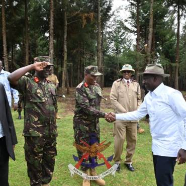 KDF JOINS NATIONAL EFFORT IN MAU FOREST RESTORATION