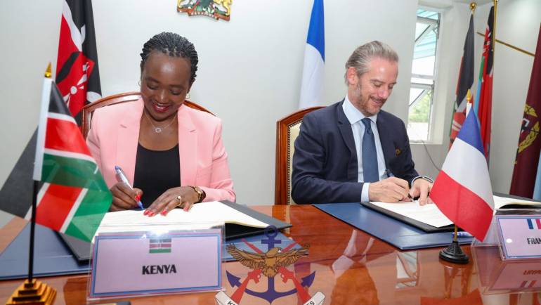 KENYA AND FRANCE SIGN DEFENCE COOPERATION AGREEMENT
