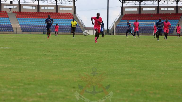 MOI AIR BASE AND JCSC PARTICIPATE IN A FRIENDLY FRIENDLY FOOTBALL MATCH