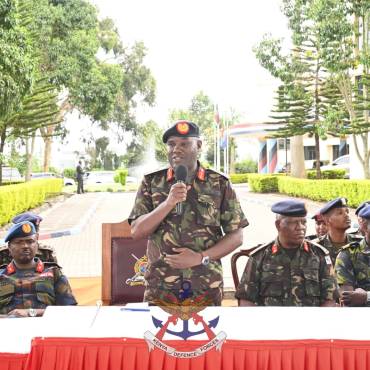 COMMANDER KENYA ARMY CHAIRS KENYA MILITARY ACADEMY CONTROL BOARD MEETING