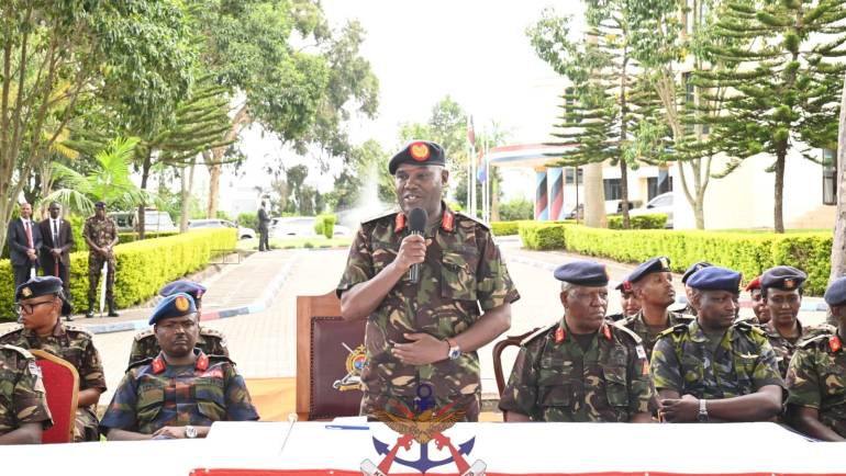 COMMANDER KENYA ARMY CHAIRS KENYA MILITARY ACADEMY CONTROL BOARD MEETING