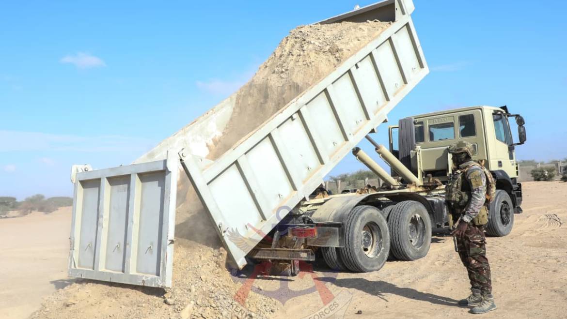 DHOBLEY AIRSTRIP UPGRADE CONTINUES UNDER KDF ENGINEERING TEAM