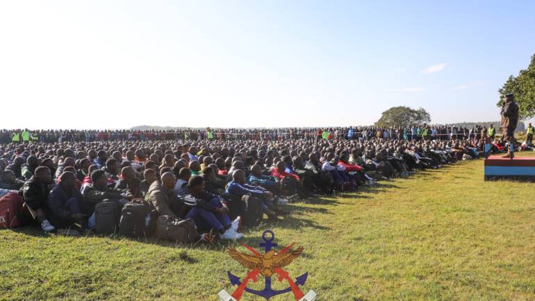 RECRUITS REPORT AT DFRTS