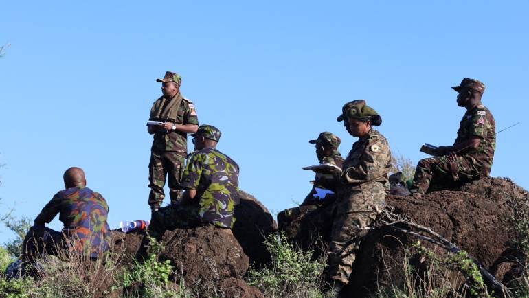 SENIOR JOINT COMMAND AND STAFF COURSE 41-2025/26 PARTICIPATES IN TEWT AT OLDONYO ENGER