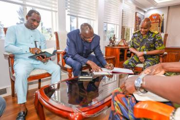 CDF HOSTS SIERRA LEONE HIGH COMMISSIONER AND AZERBAIJAN DELEGATION AT DEFENCE HEADQUARTERS