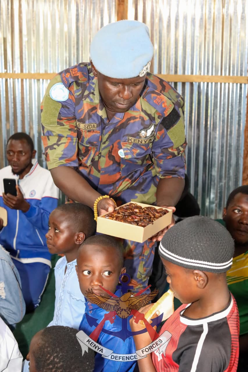 KENYAN MUSLIM SOLDIERS IN DRC EXTEND BROTHERHOOD TO MOSQUE IN BENI