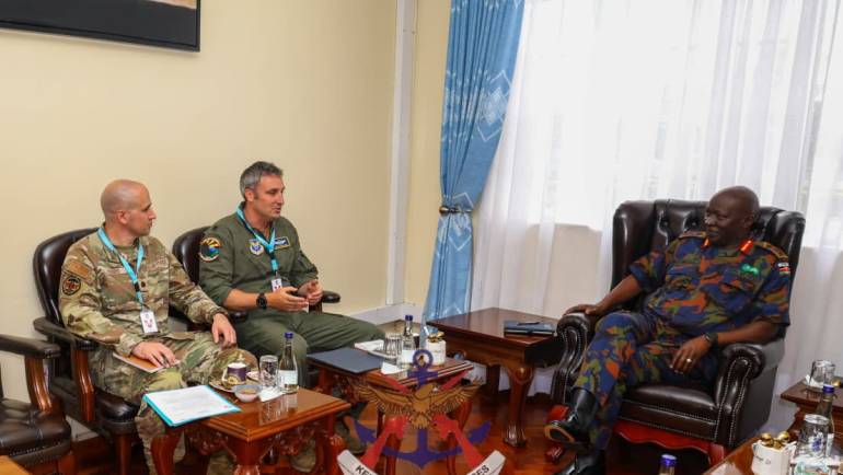 COMMANDER KENYA AIR FORCE STRENGTHENS KENYA–US AIR COOPERATION
